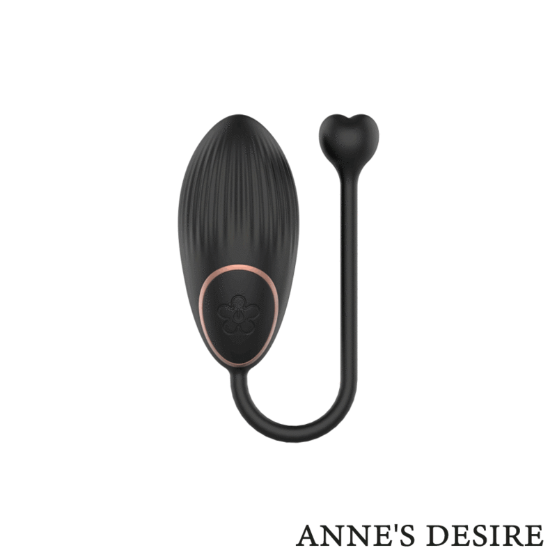 ANNE’S DESIRE™ – wibrujące jajeczko w zestawie z zegarkiem WATCHME (czarny), 7 trybów wibracji
