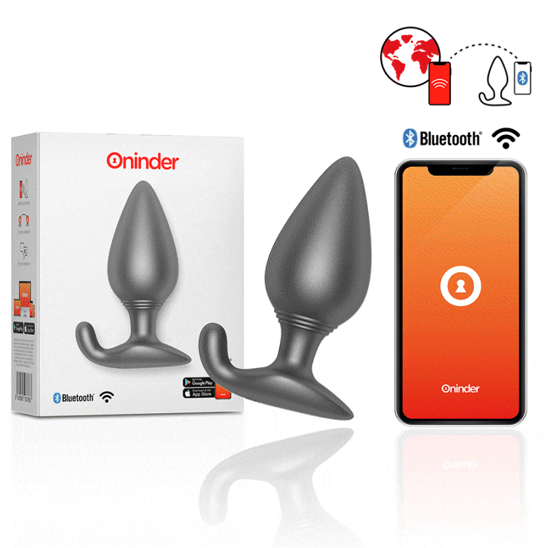 ONINDER™ – korek analny – wibrator sterowany telefonem, kompatybilny z aplikacją randkową!