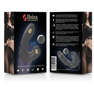 IBIZA™ – Stymulator – wibrator łechtaczki na palec, 10 trybów ssania + 10 trybów wibracji 2